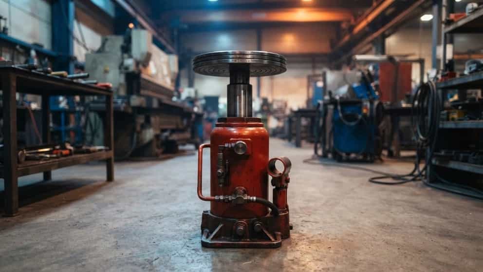 Heavy and light disc hydraulic jack