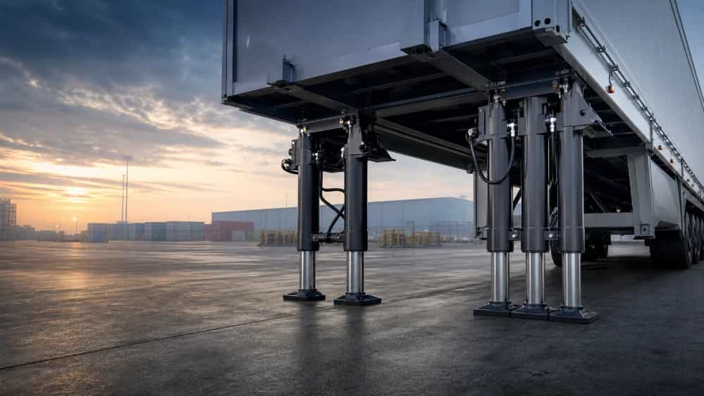 Two and three antenna trailer hydraulic jack